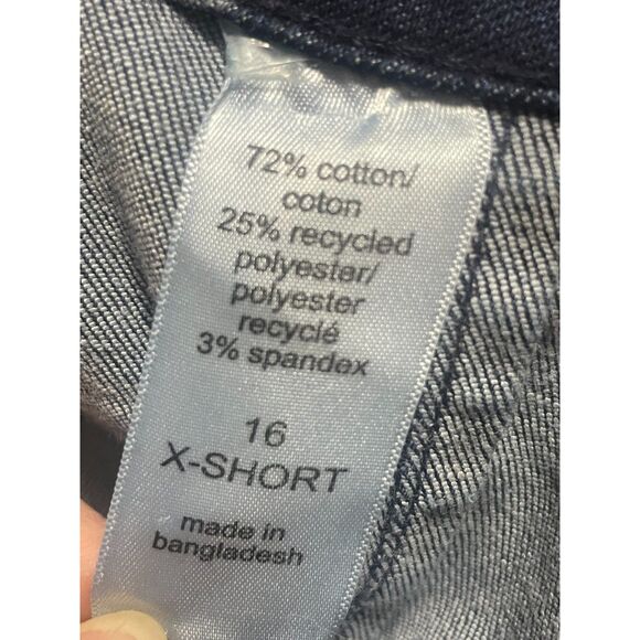 NWT Maurices M Jeans 16 X-Short High Rise Flare Denim Jeans Medium Wash - Picture 8 of 9